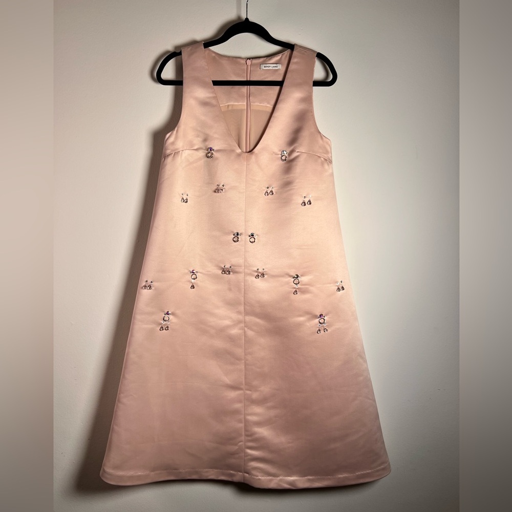 Sandy Liang Fall 2020 Look 1 “Blush” Evening Dress US Size 4